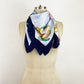 Vintage Salvatore Ferragamo Tropical Fish and Butterfly Large Silk Twill Scarf 90 cm