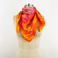 Hermès Isabelle Barthel Design 2005 “Contre-Courant” Koi Fish 100% Silk Scarf Orange 90 cm