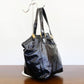 2008 Yves Saint Laurent Rive Gauche Downtown Bag Black Patent Leather Tote YSL Vintage Purse