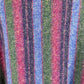 1960-1970's Tweed Striped Wool Cape Jimmy Hourihan of Dublin Cape Poncho Cloak Ireland Coat Boho Chic Vintage 60s 70s Blue Purple