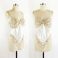1990s Victoria Secret Gold Label White Satin / Tan Lace 90s Teddy Sexy Bodysuit Romantic Lingerie High Cut Romper Bridal Vamp / Size Medium 8