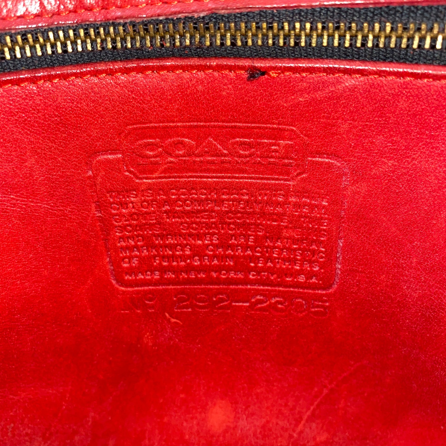1980s Coach NYC Buckle Bag Medium Red Leather Crossbody Vintage Saddle Flap Messenger Bag Rocker Minimalist / Style 9590