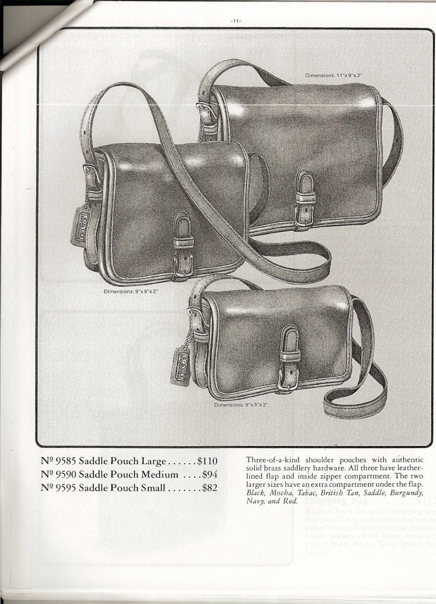 1980s Coach NYC Buckle Bag Medium Red Leather Crossbody Vintage Saddle Flap Messenger Bag Rocker Minimalist / Style 9590